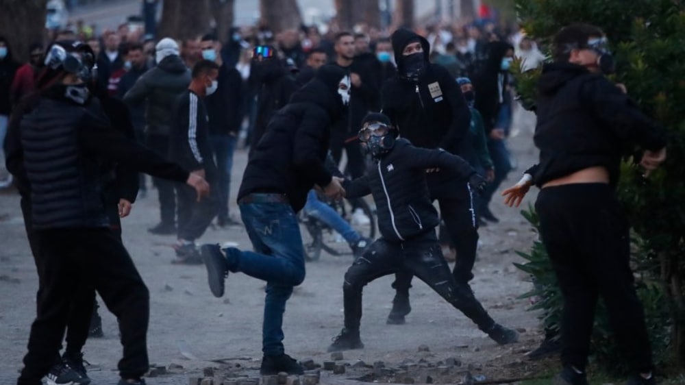 албания протест