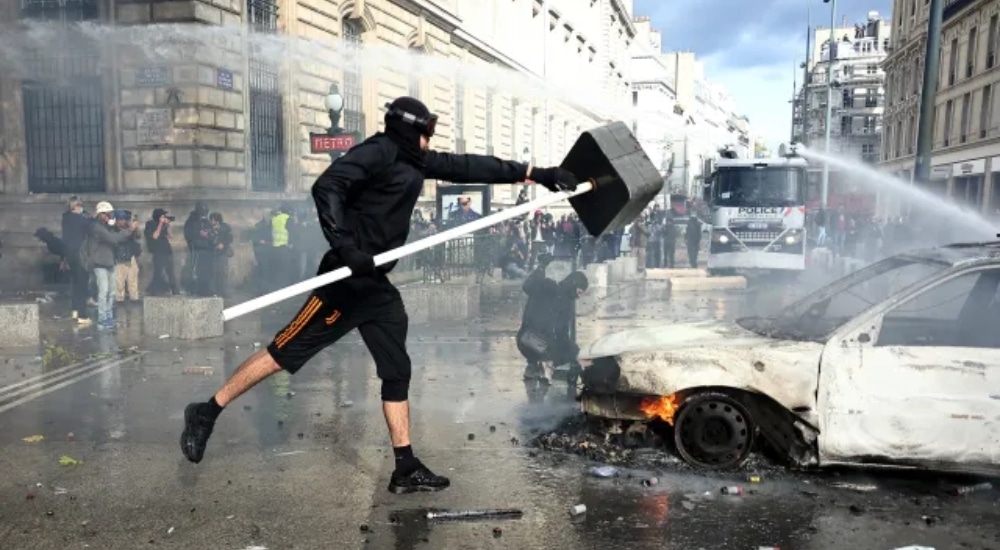 франция протест