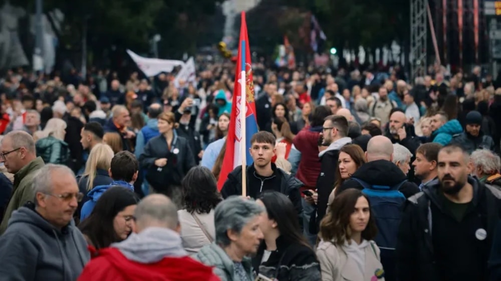 сърбия протест